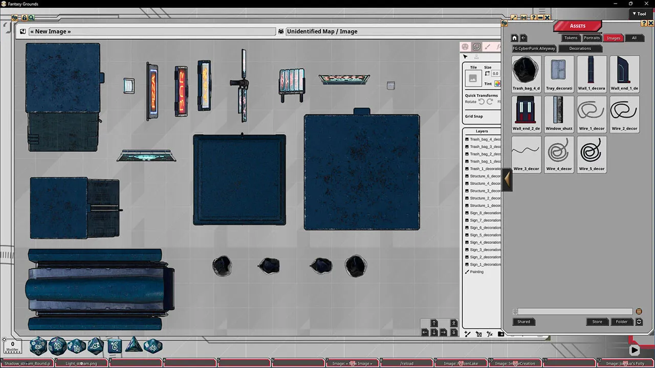 Fantasy Grounds - FG Cyberpunk Alleyways Screenshot 4