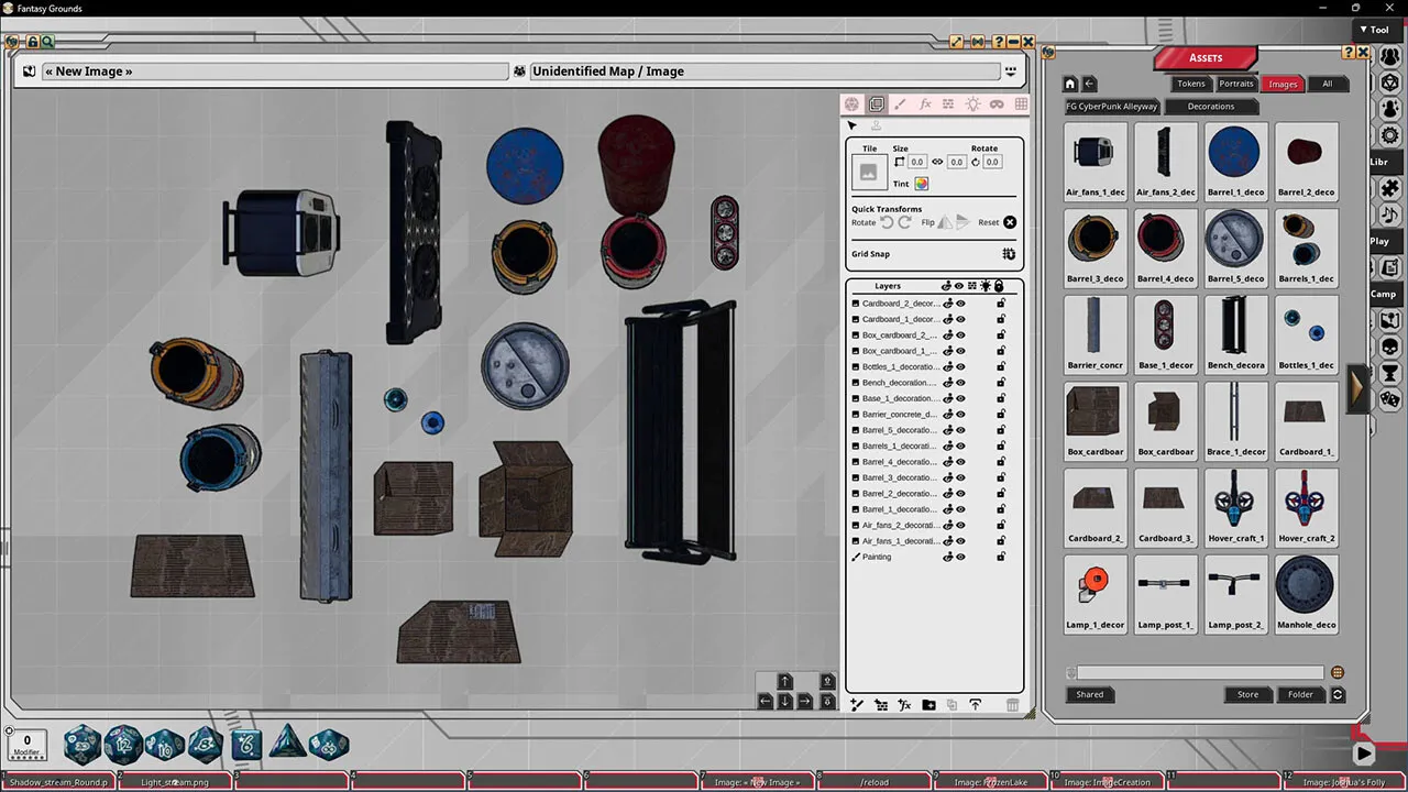 Fantasy Grounds - FG Cyberpunk Alleyways Screenshot 2