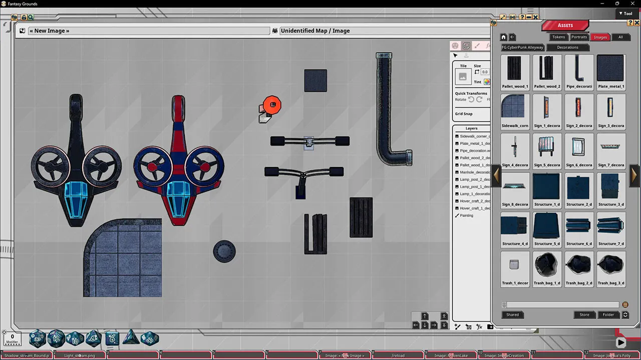 Fantasy Grounds - FG Cyberpunk Alleyways Screenshot 3