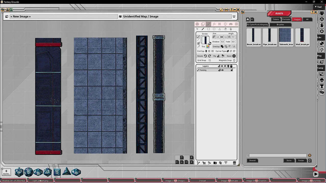Fantasy Grounds - FG Cyberpunk Alleyways Screenshot 1