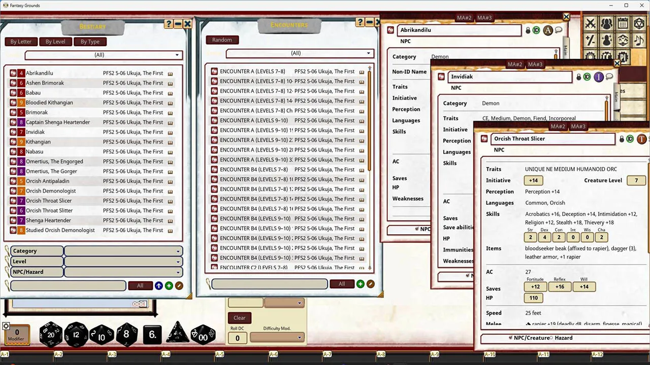 Fantasy Grounds - Pathfinder Society Scenario #5-06: Ukuja, The First Wall Screenshot 2