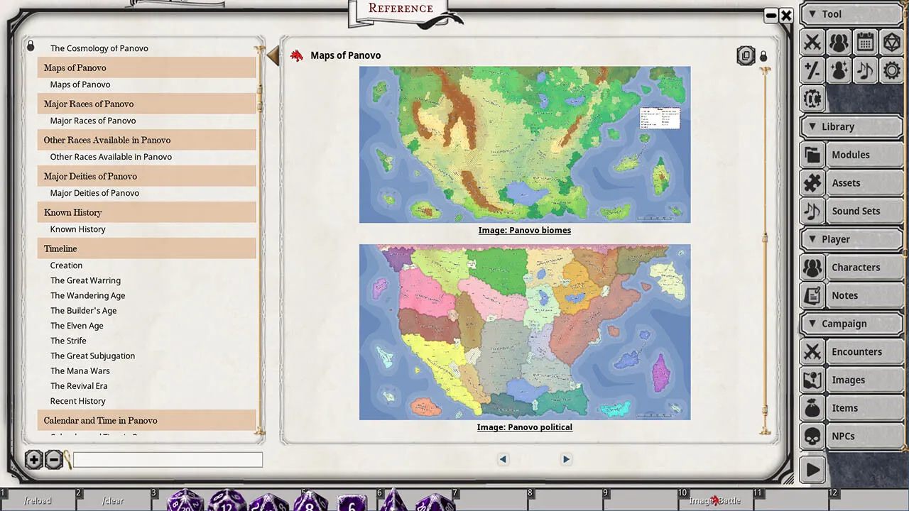 Fantasy Grounds - Panovo Player's Primer Screenshot 1