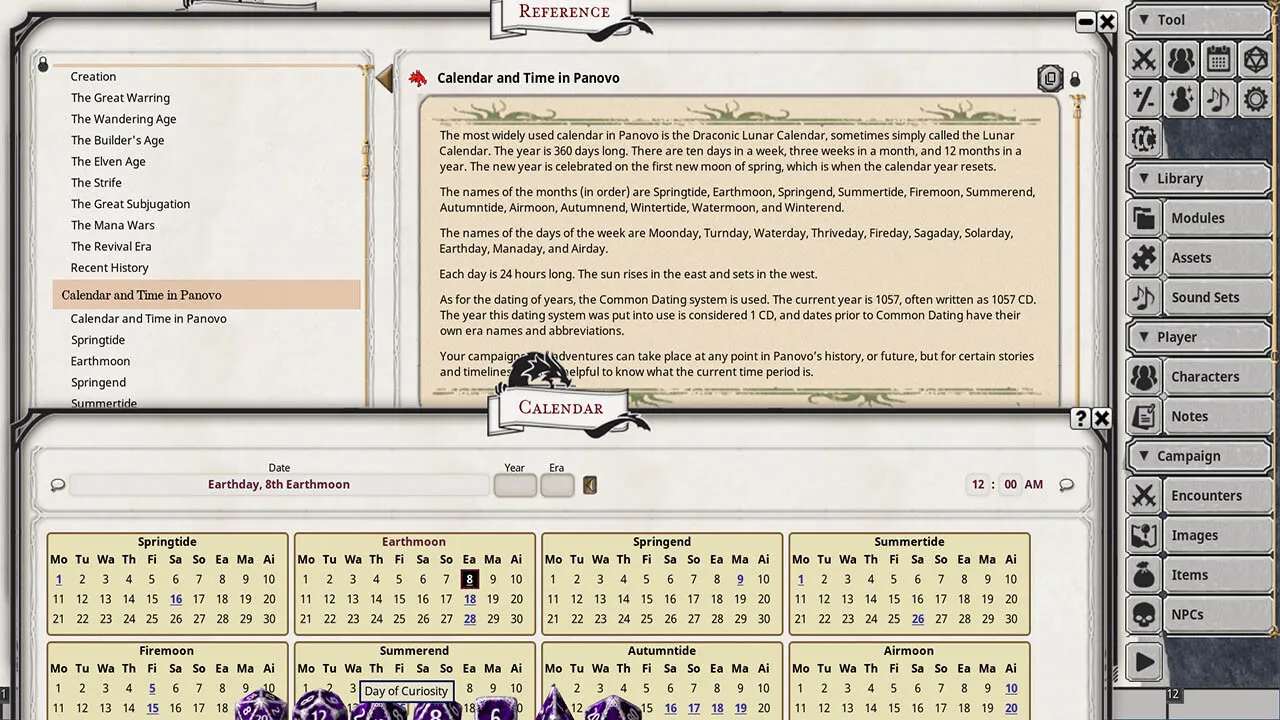 Fantasy Grounds - Panovo Player's Primer Screenshot 5