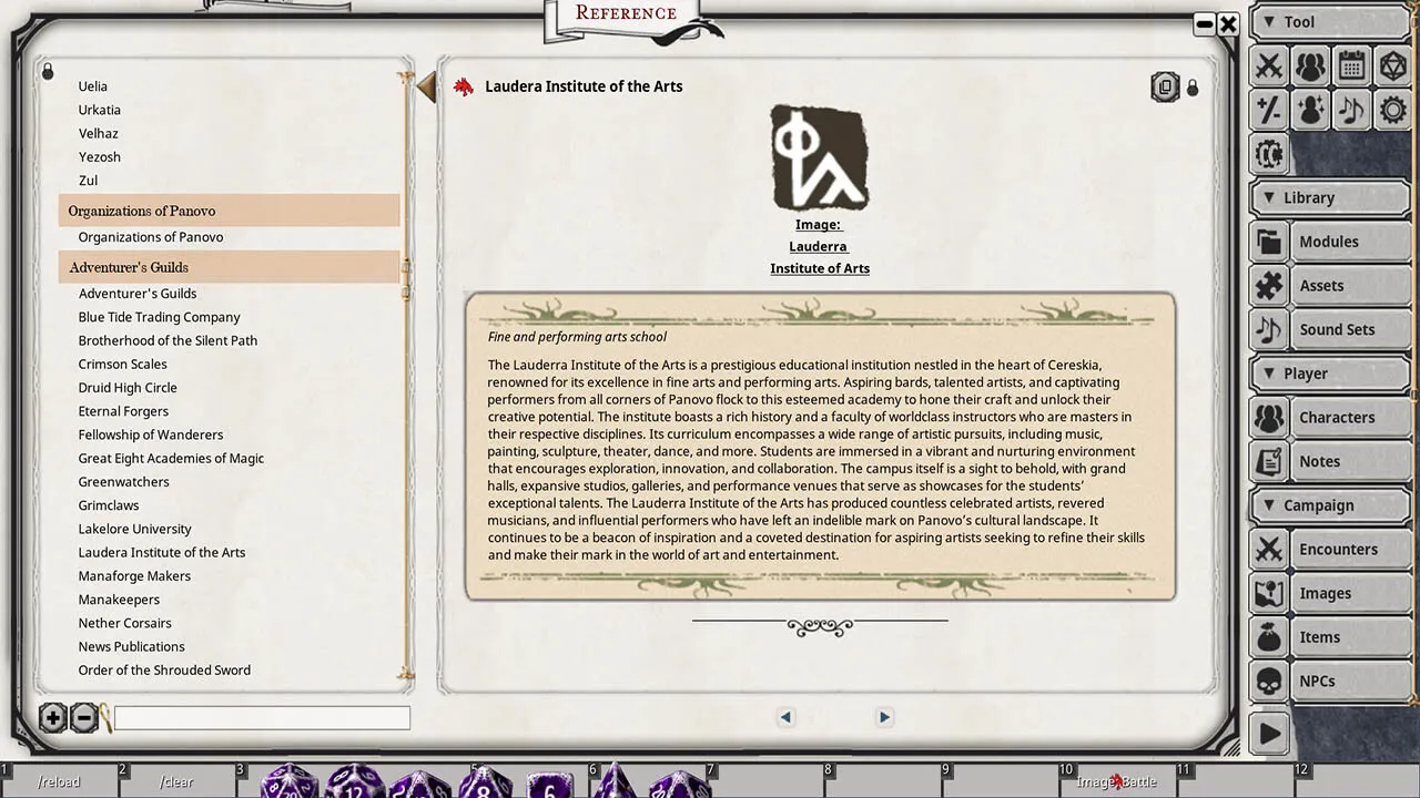 Fantasy Grounds - Panovo Player's Primer Screenshot 11