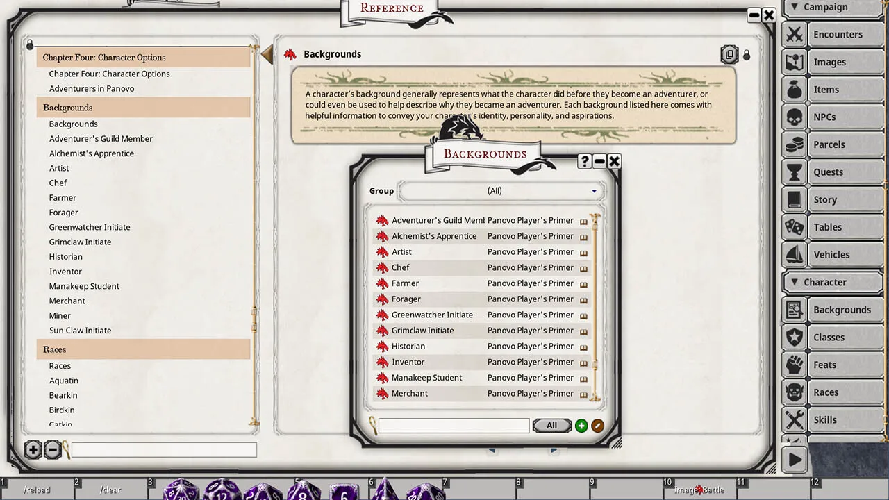 Fantasy Grounds - Panovo Player's Primer Screenshot 4