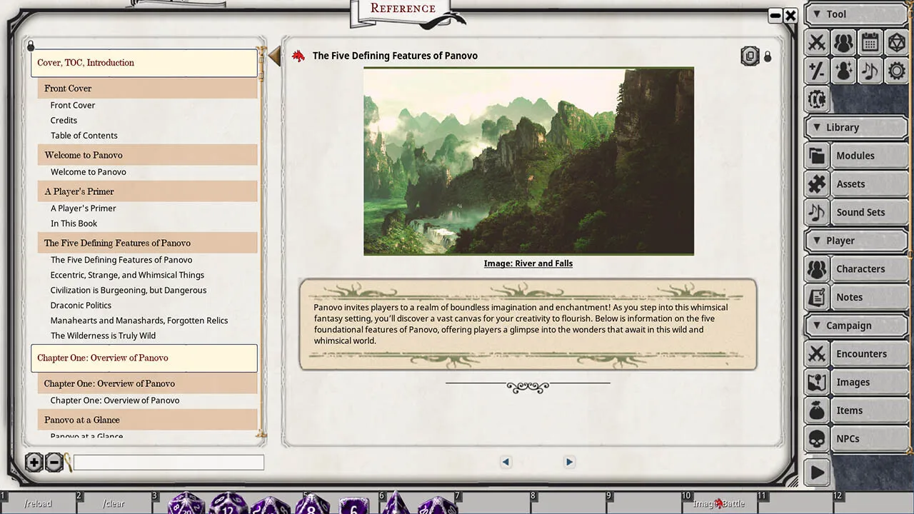 Fantasy Grounds - Panovo Player's Primer Screenshot 0