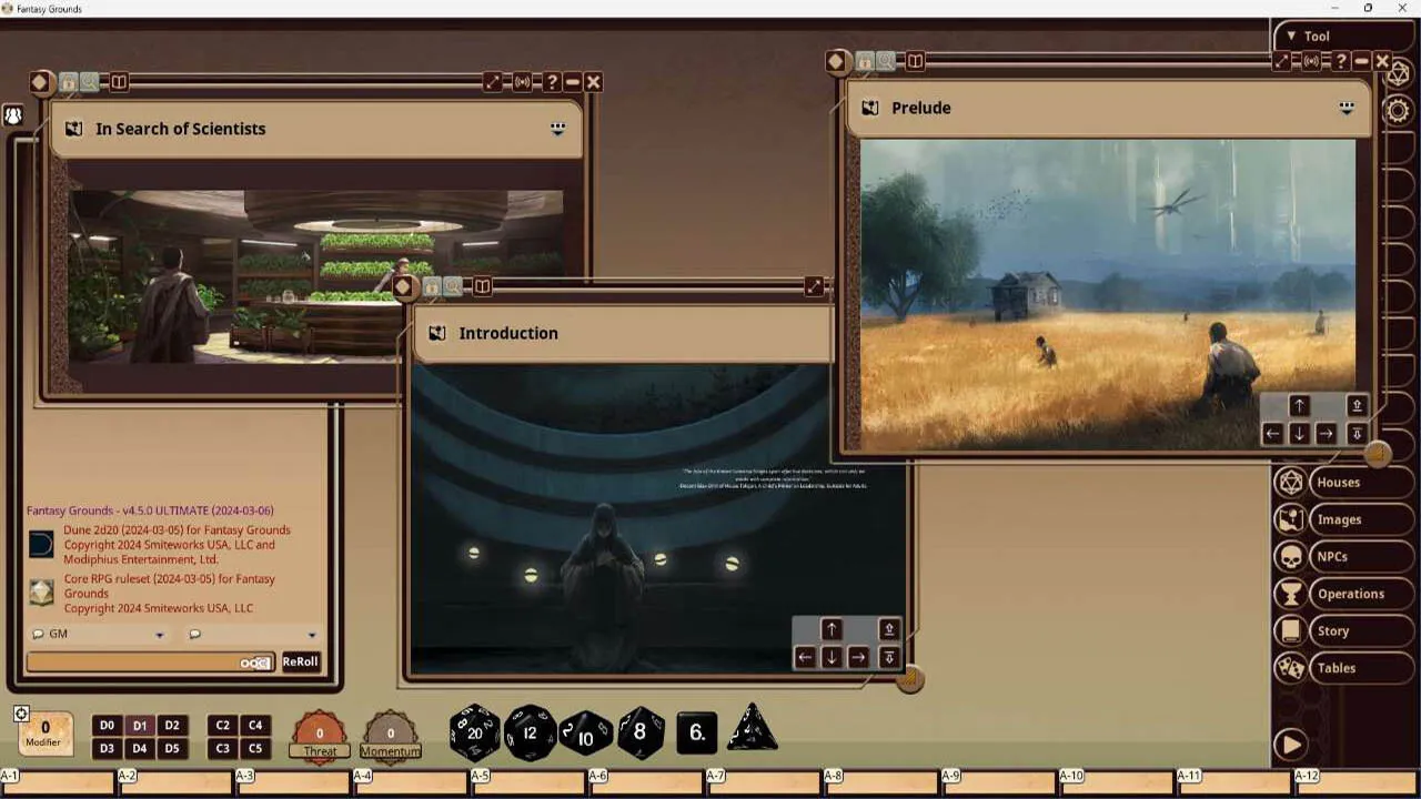 Fantasy Grounds - Dune: Kernels Of Doubt Screenshot 0