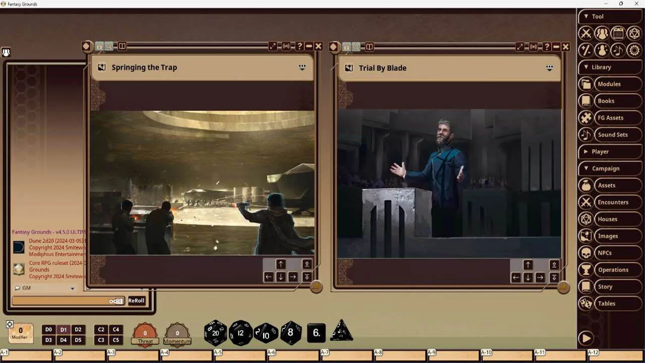 Fantasy Grounds - Dune: Kernels Of Doubt Screenshot 2