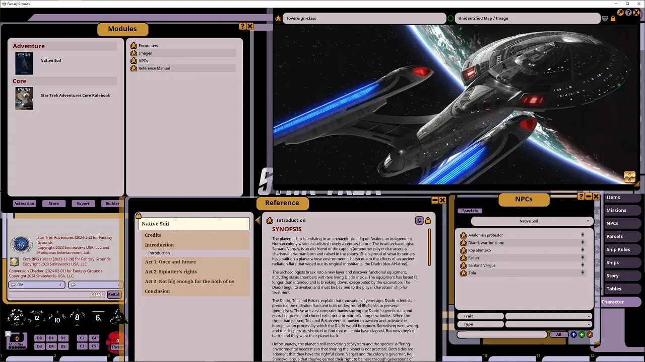 Fantasy Grounds - Star Trek Adventures: Native Soil Screenshot 0