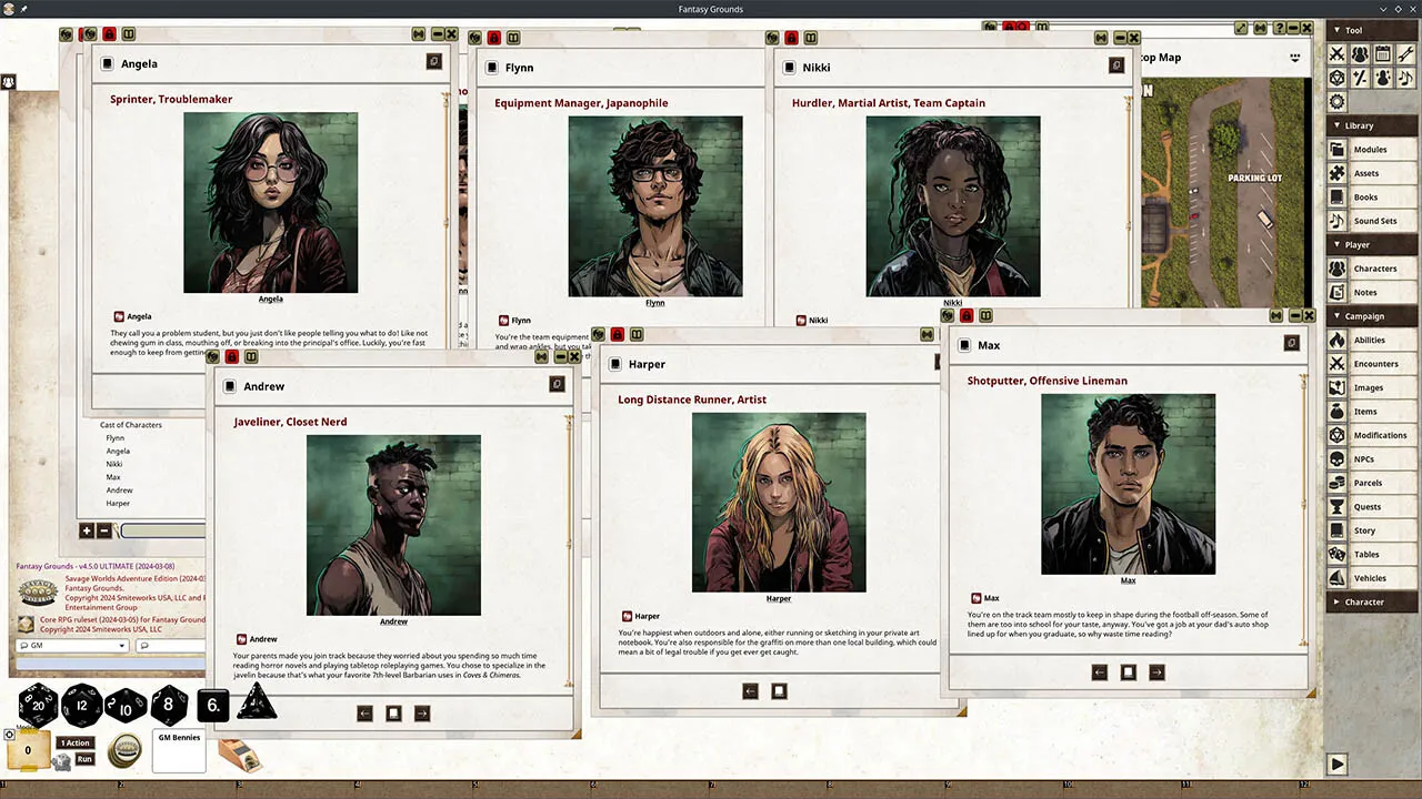 Fantasy Grounds - Savage Saturday Cinema: Final Rest Stop Screenshot 4