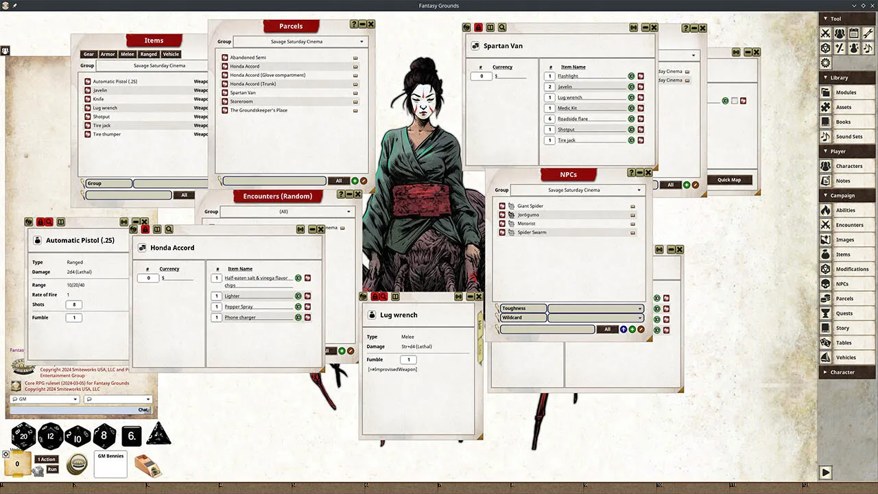 Fantasy Grounds - Savage Saturday Cinema: Final Rest Stop Screenshot 3
