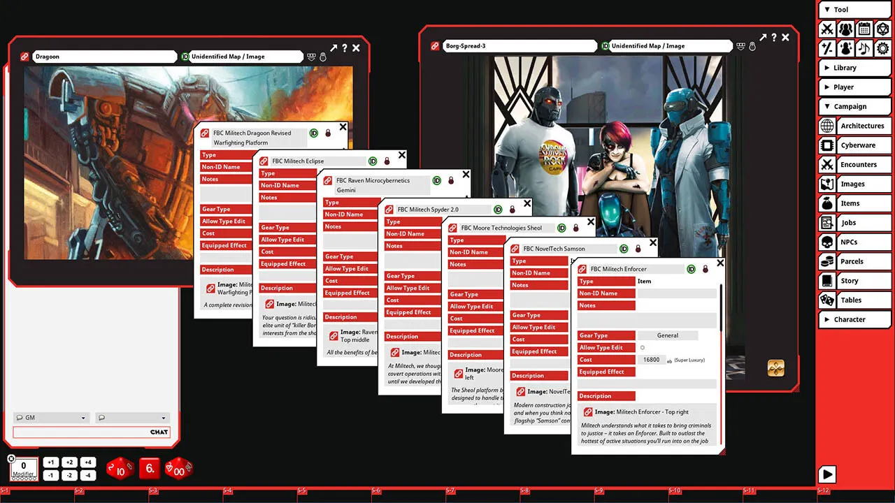 Fantasy Grounds - Cyberpunk RED - Interface RED Volume 3 Screenshot 0