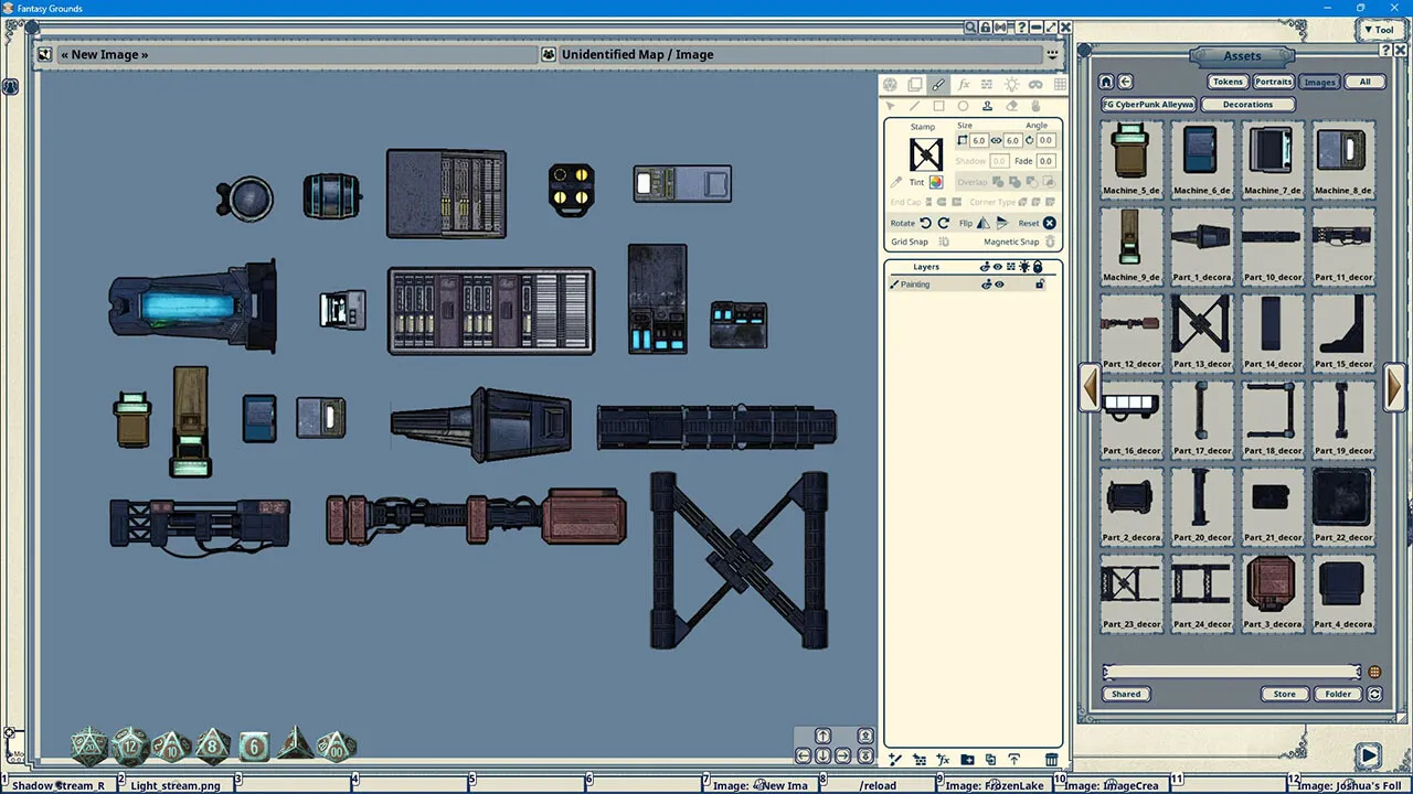 Fantasy Grounds - FG Cyberpunk Alleyways 2 Map Pack Screenshot 3