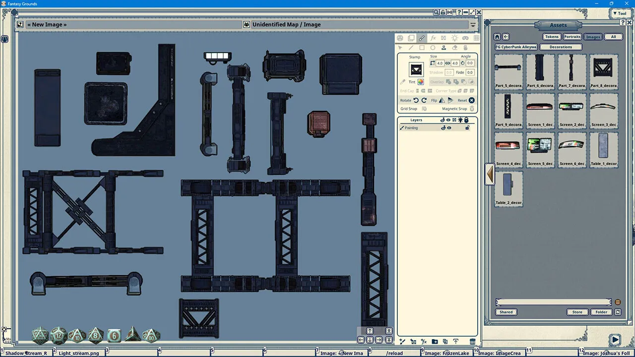 Fantasy Grounds - FG Cyberpunk Alleyways 2 Map Pack Screenshot 5