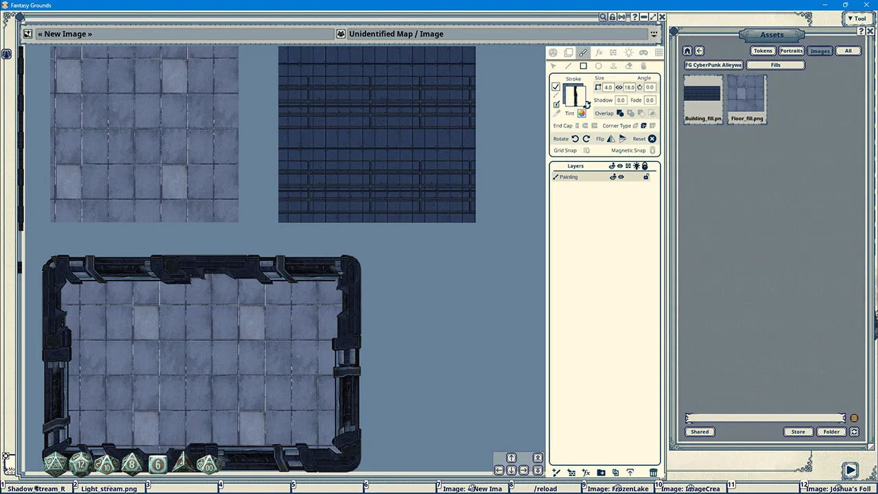 Fantasy Grounds - FG Cyberpunk Alleyways 2 Map Pack Screenshot 1