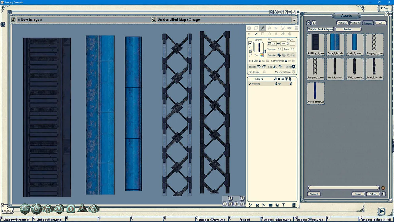 Fantasy Grounds - FG Cyberpunk Alleyways 2 Map Pack Screenshot 4