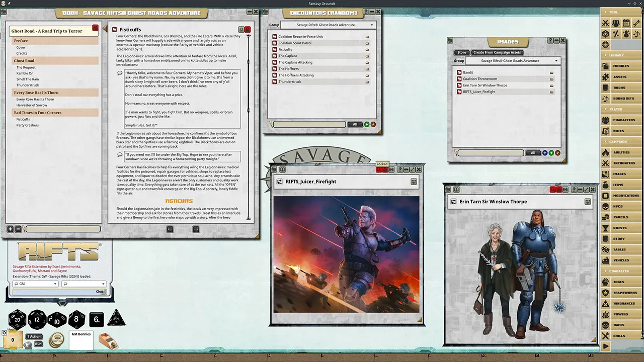 Fantasy Grounds - Savage Rifts(R): Ghost Roads Adventure Screenshot 2