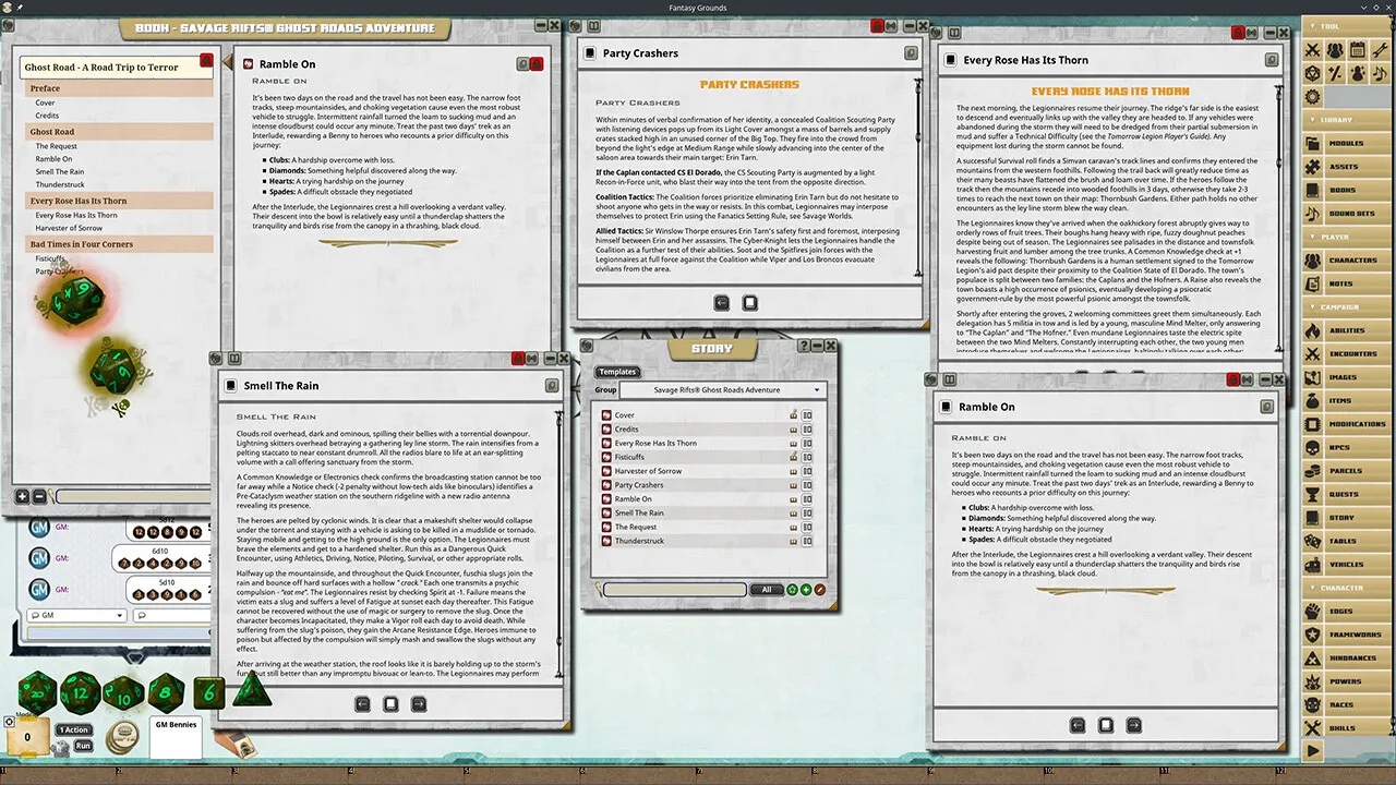 Fantasy Grounds - Savage Rifts(R): Ghost Roads Adventure Screenshot 4