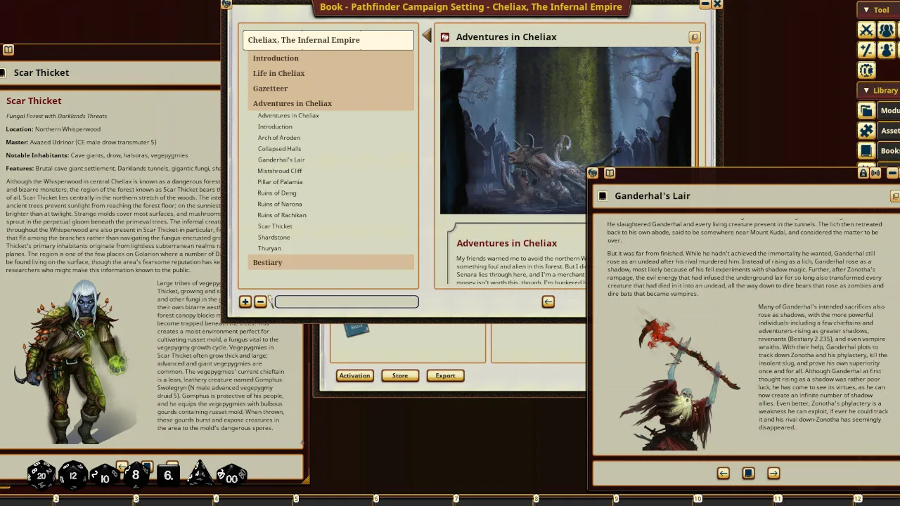 Fantasy Grounds - Pathfinder RPG - Campaign Setting: Cheliax, The Infernal Empire Screenshot 4