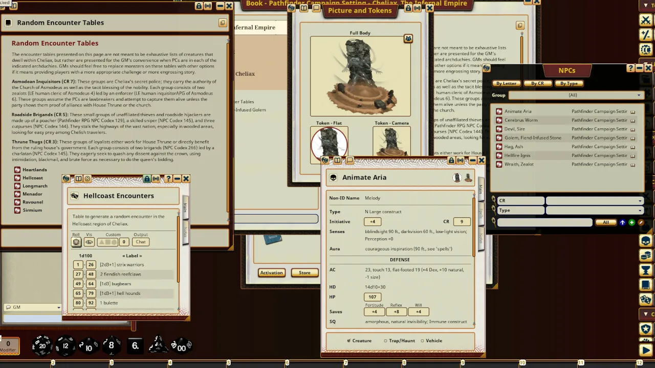 Fantasy Grounds - Pathfinder RPG - Campaign Setting: Cheliax, The Infernal Empire Screenshot 5