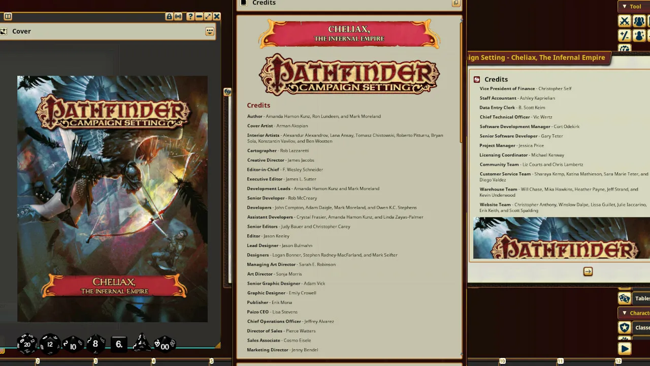 Fantasy Grounds - Pathfinder RPG - Campaign Setting: Cheliax, The Infernal Empire Screenshot 0