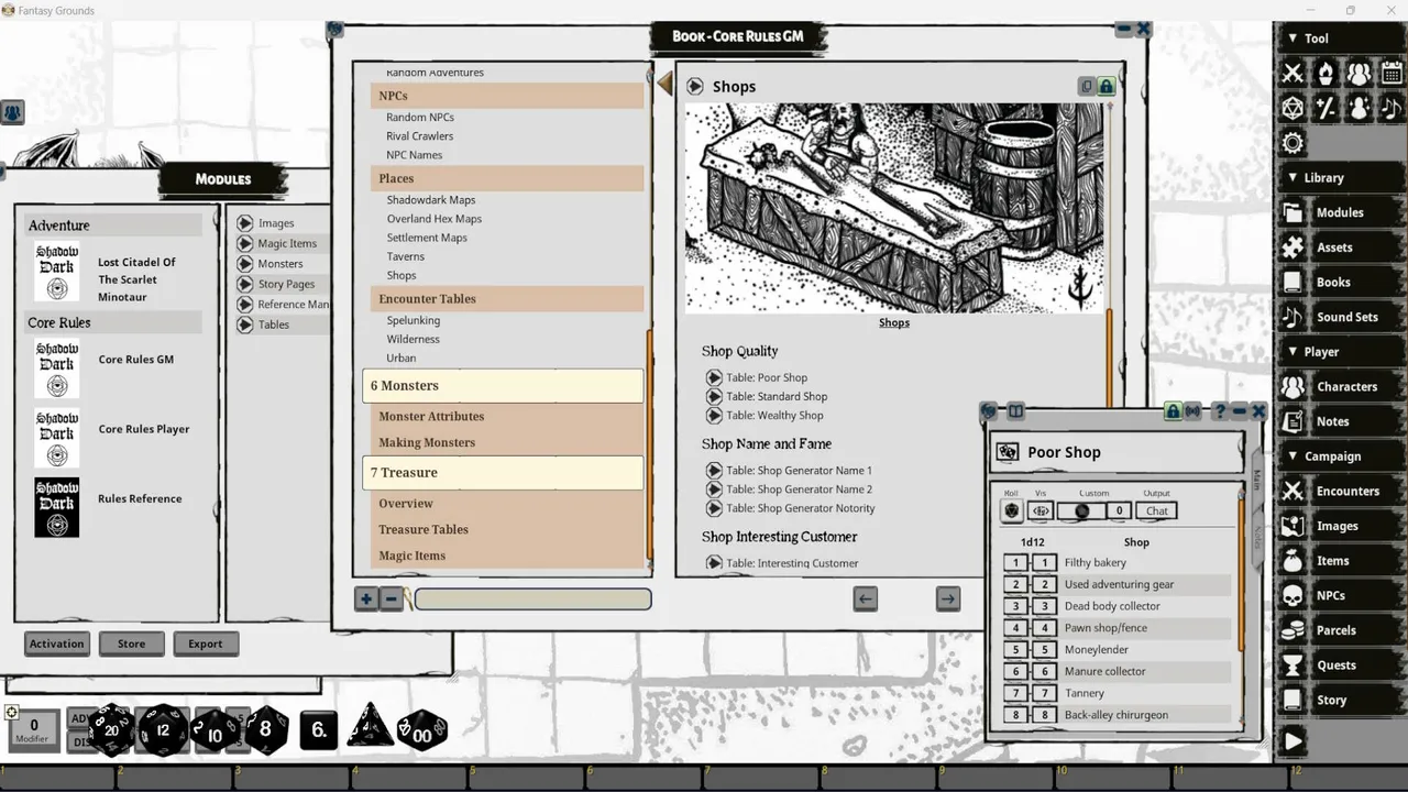 Fantasy Grounds - Shadowdark RPG Screenshot 2