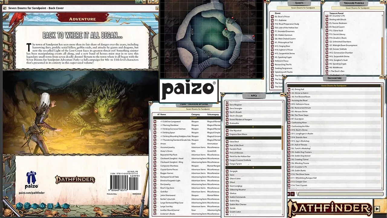 Fantasy Grounds - Pathfinder 2 RPG - Seven Dooms for Sandpoint Screenshot 4