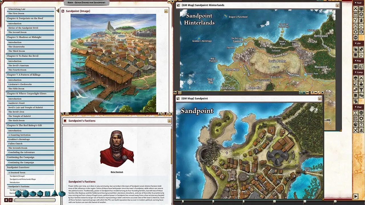 Fantasy Grounds - Pathfinder 2 RPG - Seven Dooms for Sandpoint Screenshot 2