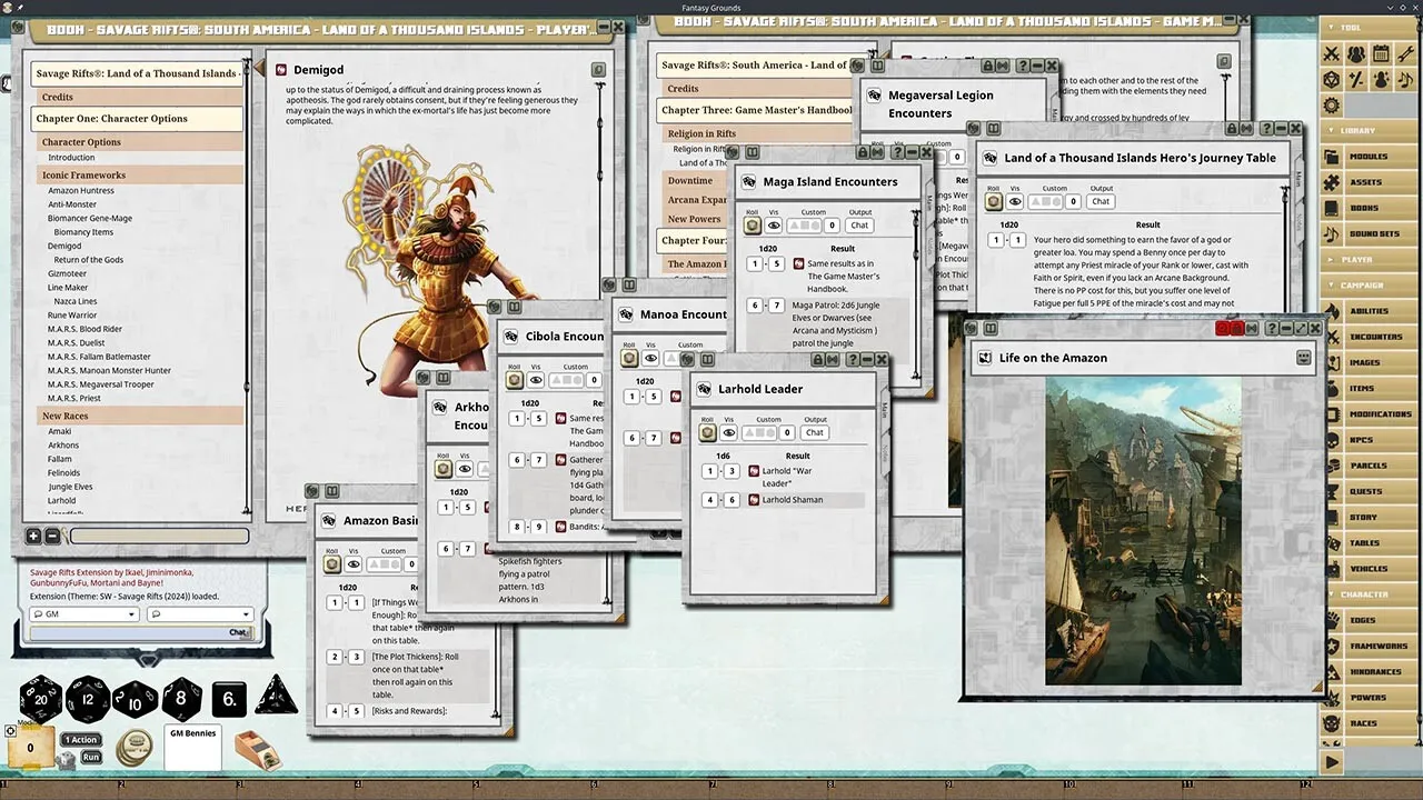 Fantasy Grounds - Savage Rifts(R): Land of a Thousand Islands Screenshot 0