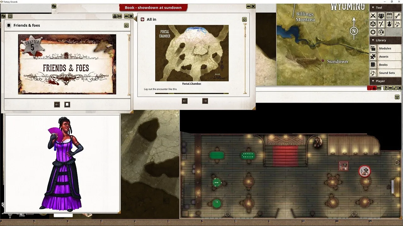 Fantasy Grounds - Deadlands The Weird West: Showdown at Sundown Adventure Screenshot 4