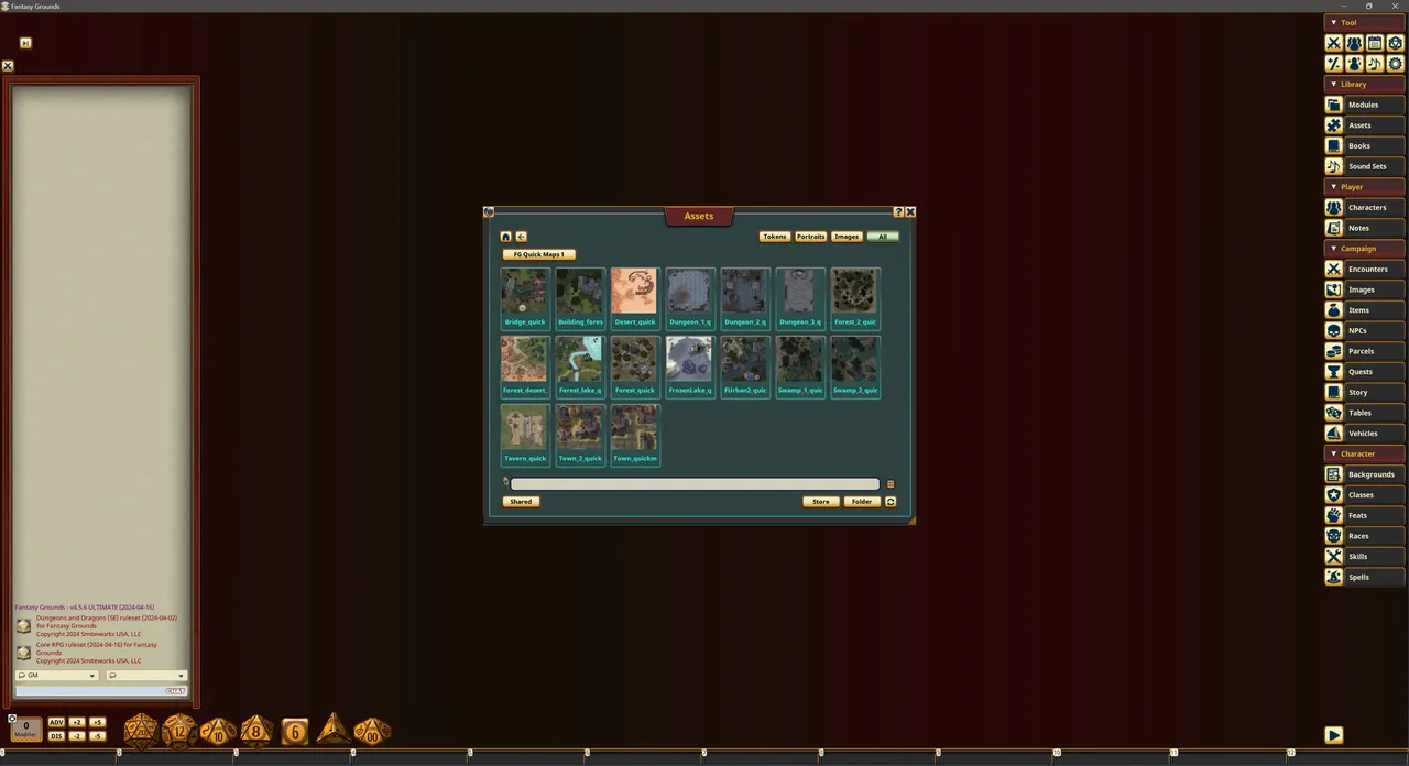 Fantasy Grounds - FG Quick Maps Pack 1 Screenshot 0