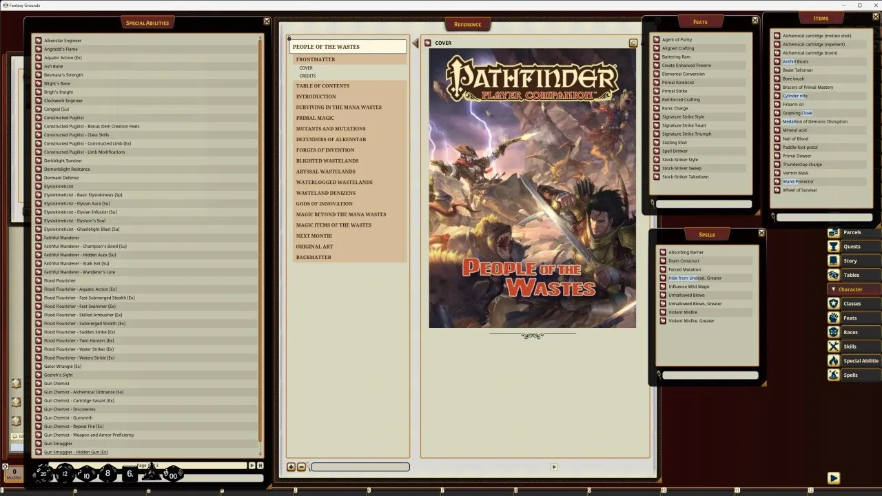 Fantasy Grounds - Pathfinder RPG - Pathfinder Companion: People of the Wastes Screenshot 0