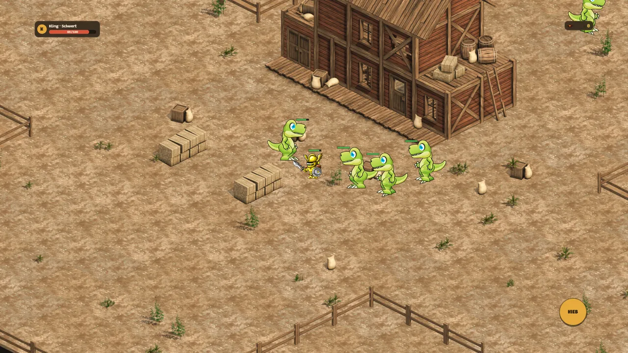 Knights vs. Dinosaurs Screenshot 1