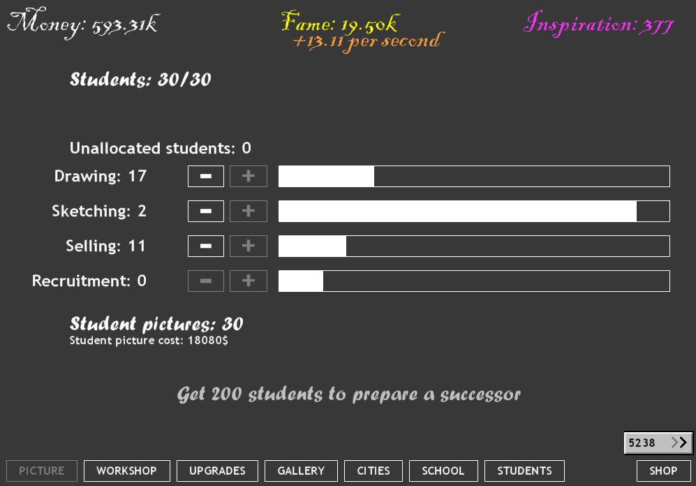 Artist Idle Screenshot 2