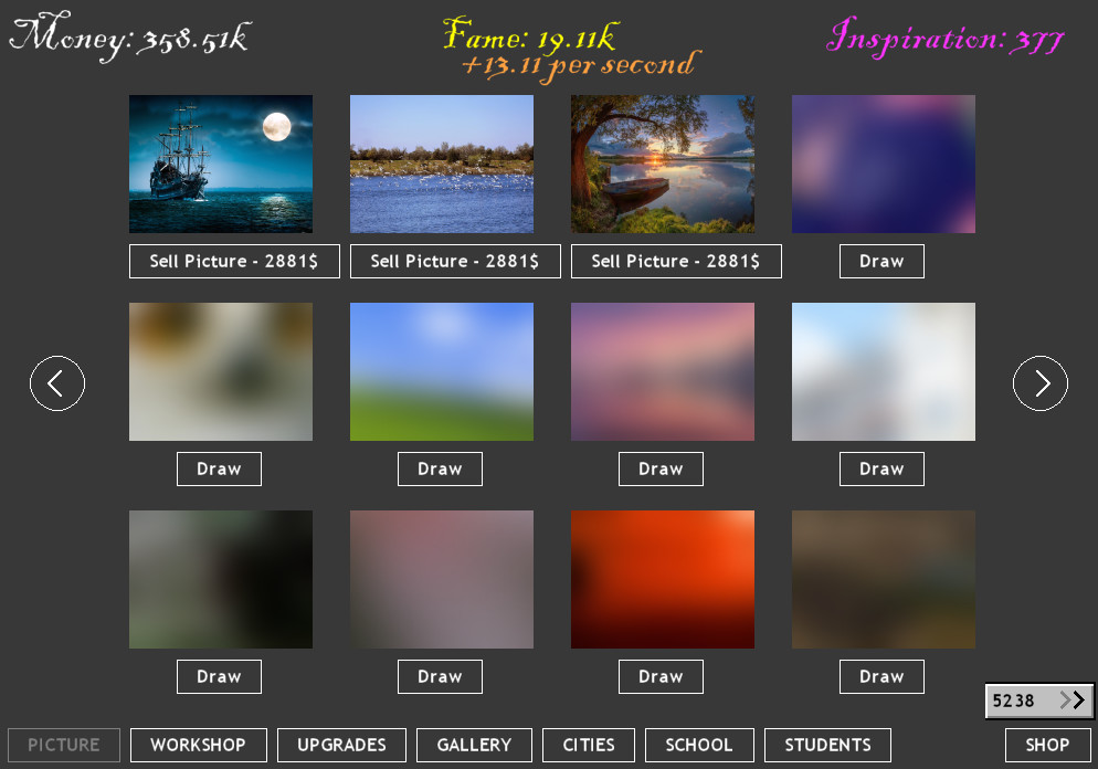 Artist Idle Screenshot 1