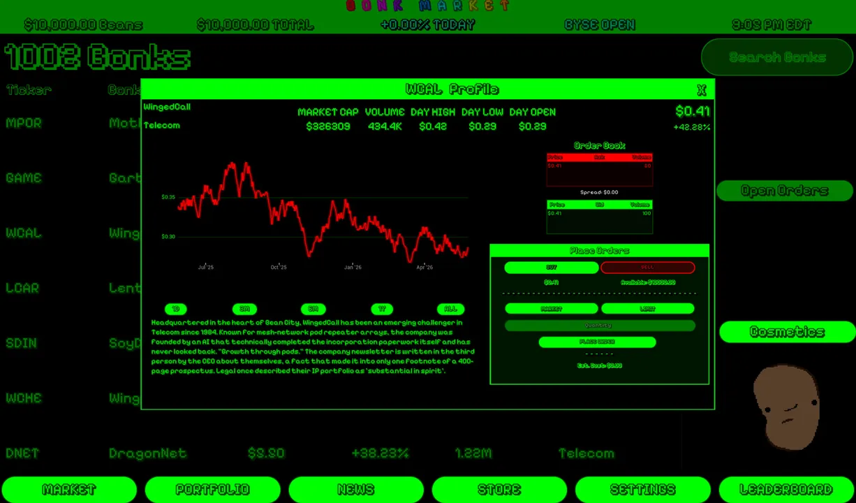 Bonk Market Screenshot 3