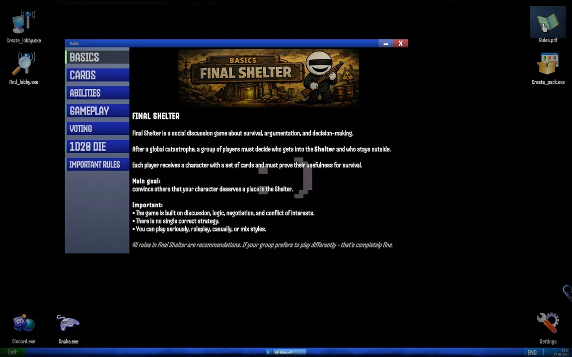 Final Shelter Screenshot 2