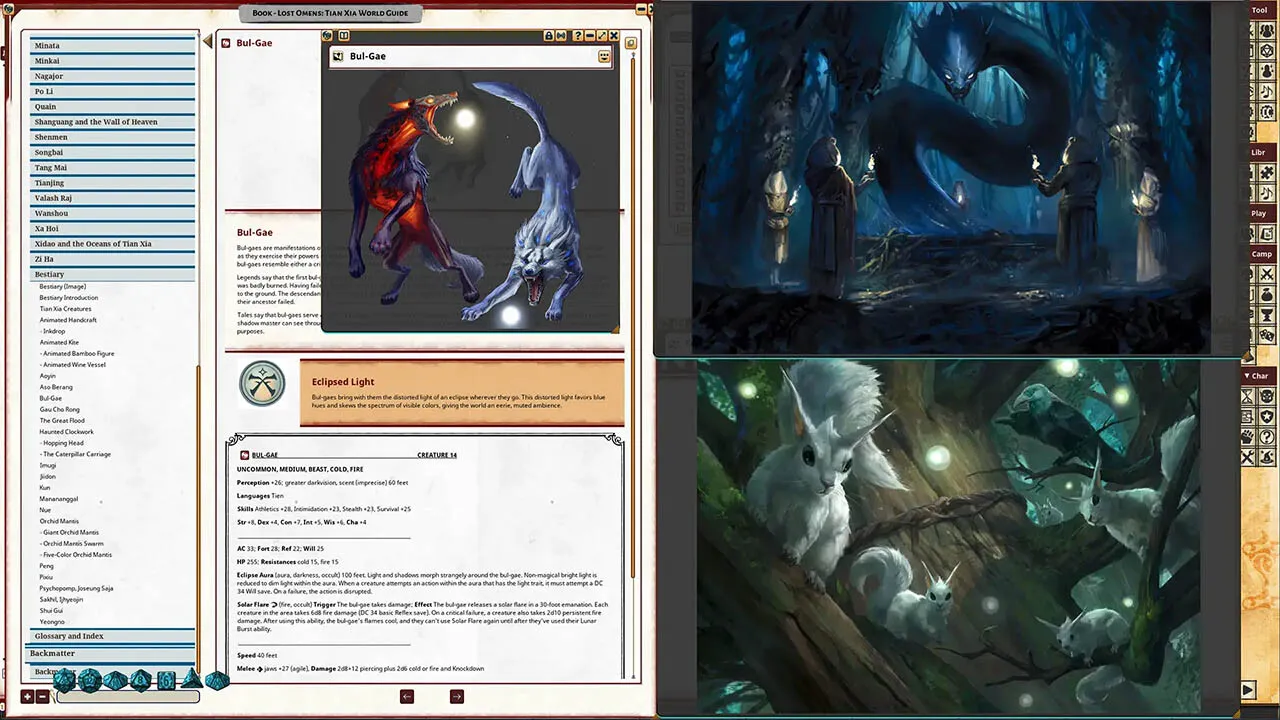 Fantasy Grounds - Lost Omens: Tian Xia World Guide Screenshot 3