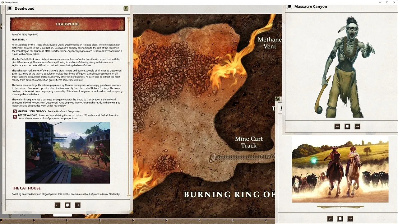 Fantasy Grounds - Deadlands: the Weird West - Hell on the High Plains Screenshot 2