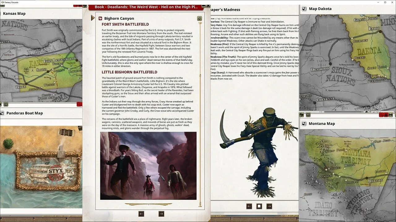 Fantasy Grounds - Deadlands: the Weird West - Hell on the High Plains Screenshot 4