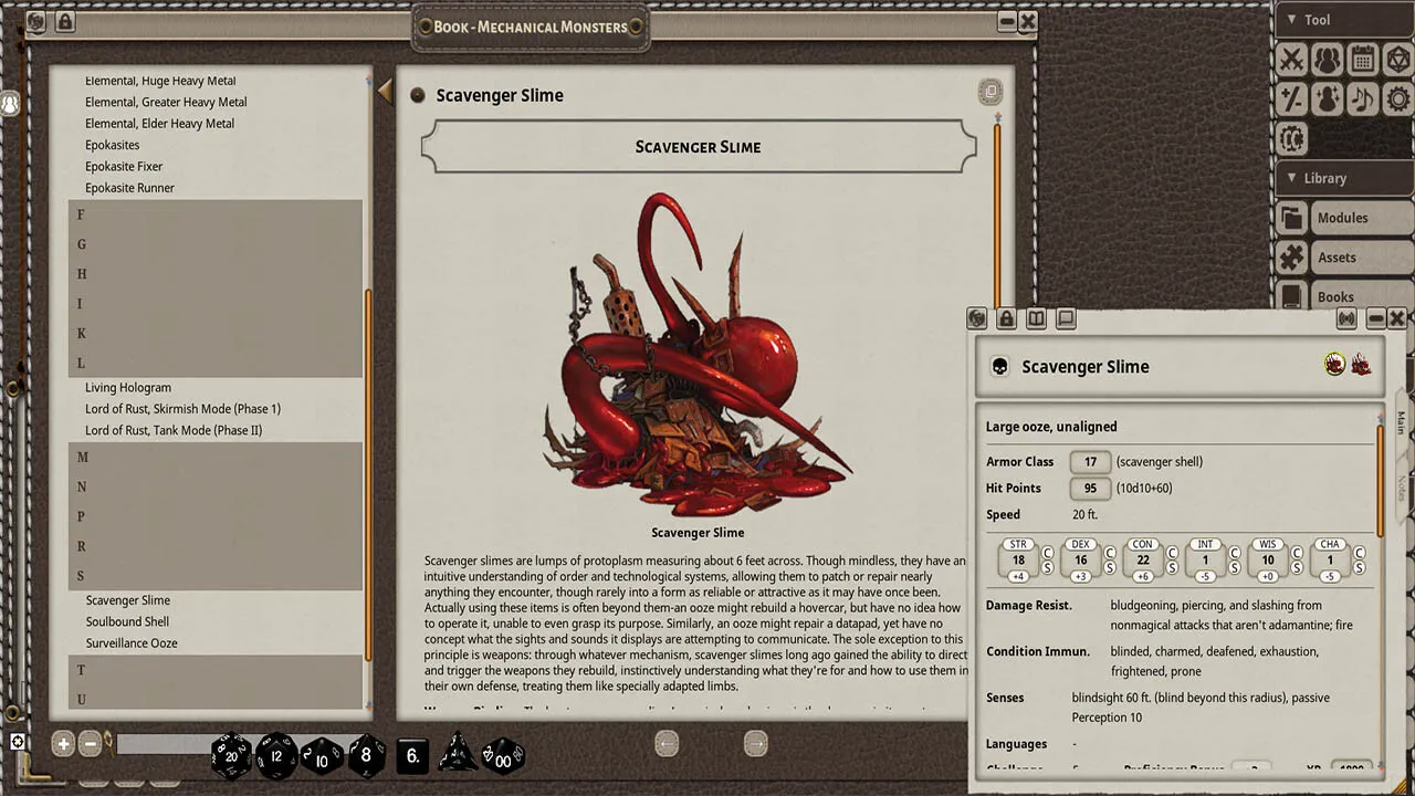 Fantasy Grounds - Mechanical Monsters Screenshot 1