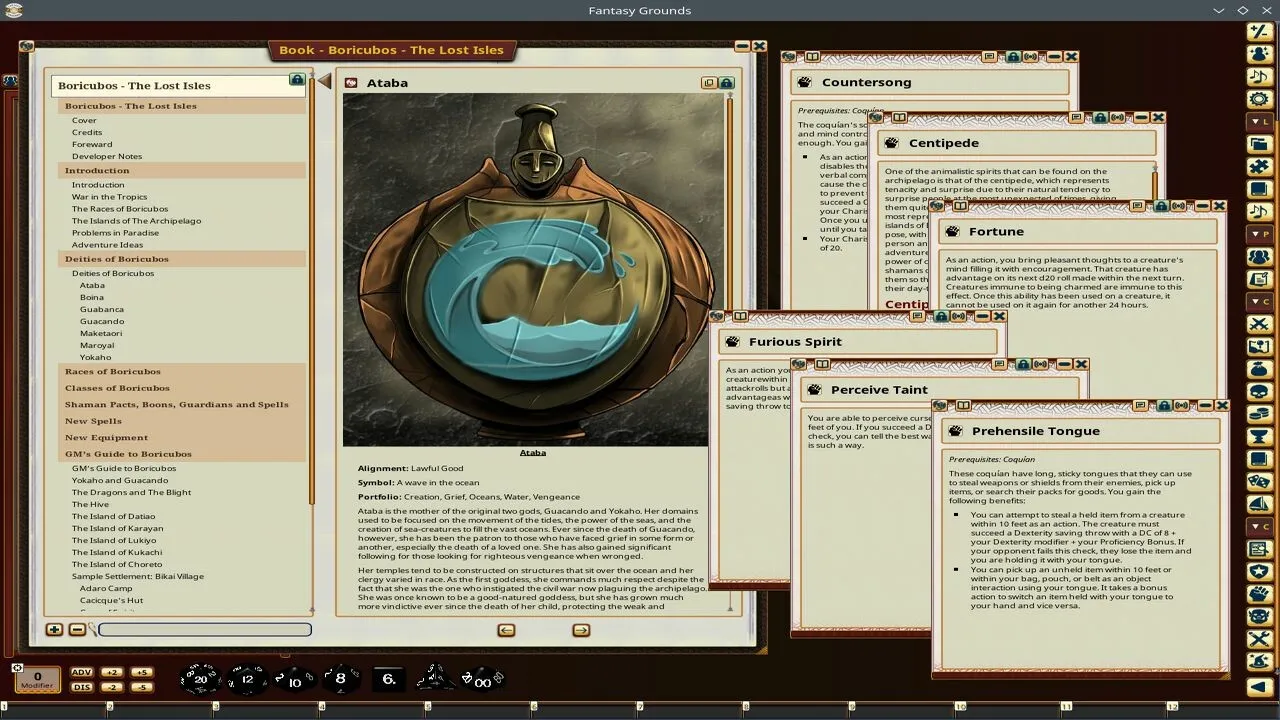 Fantasy Grounds - Boricubos The Lost Island Screenshot 1