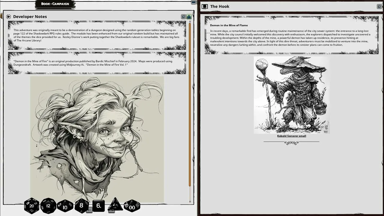 Fantasy Grounds - Demon in the Mine of Fire Screenshot 4