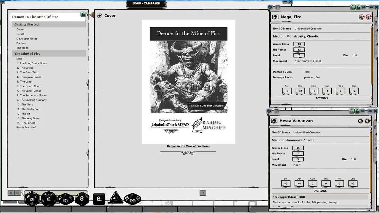 Fantasy Grounds - Demon in the Mine of Fire Screenshot 0