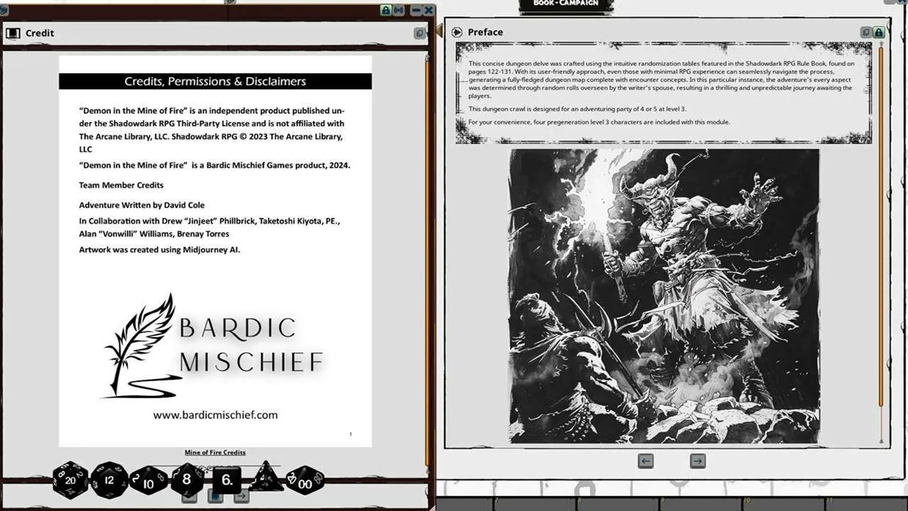 Fantasy Grounds - Demon in the Mine of Fire Screenshot 3