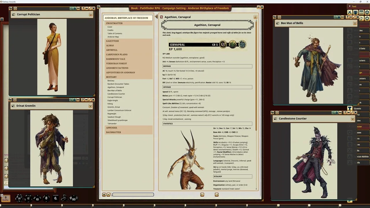 Fantasy Grounds - Pathfinder RPG - Campaign Setting: Andoran, Birthplace of Freedom Screenshot 3