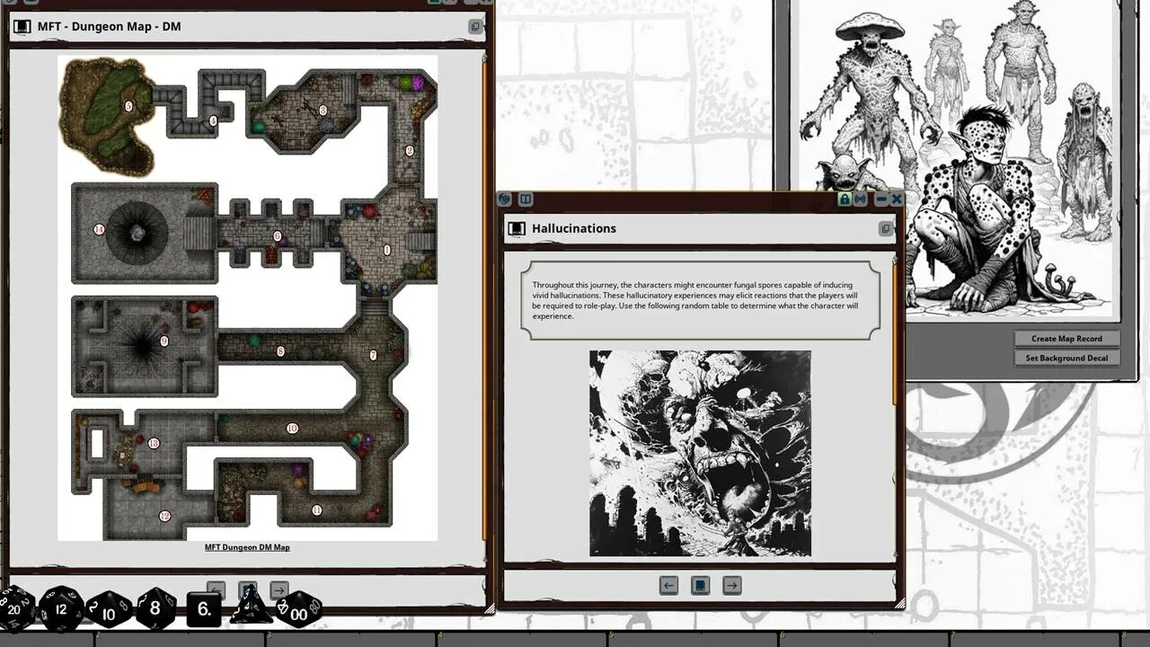 Fantasy Grounds - Mind Fungus Tigers of the Wayward Moon Screenshot 3