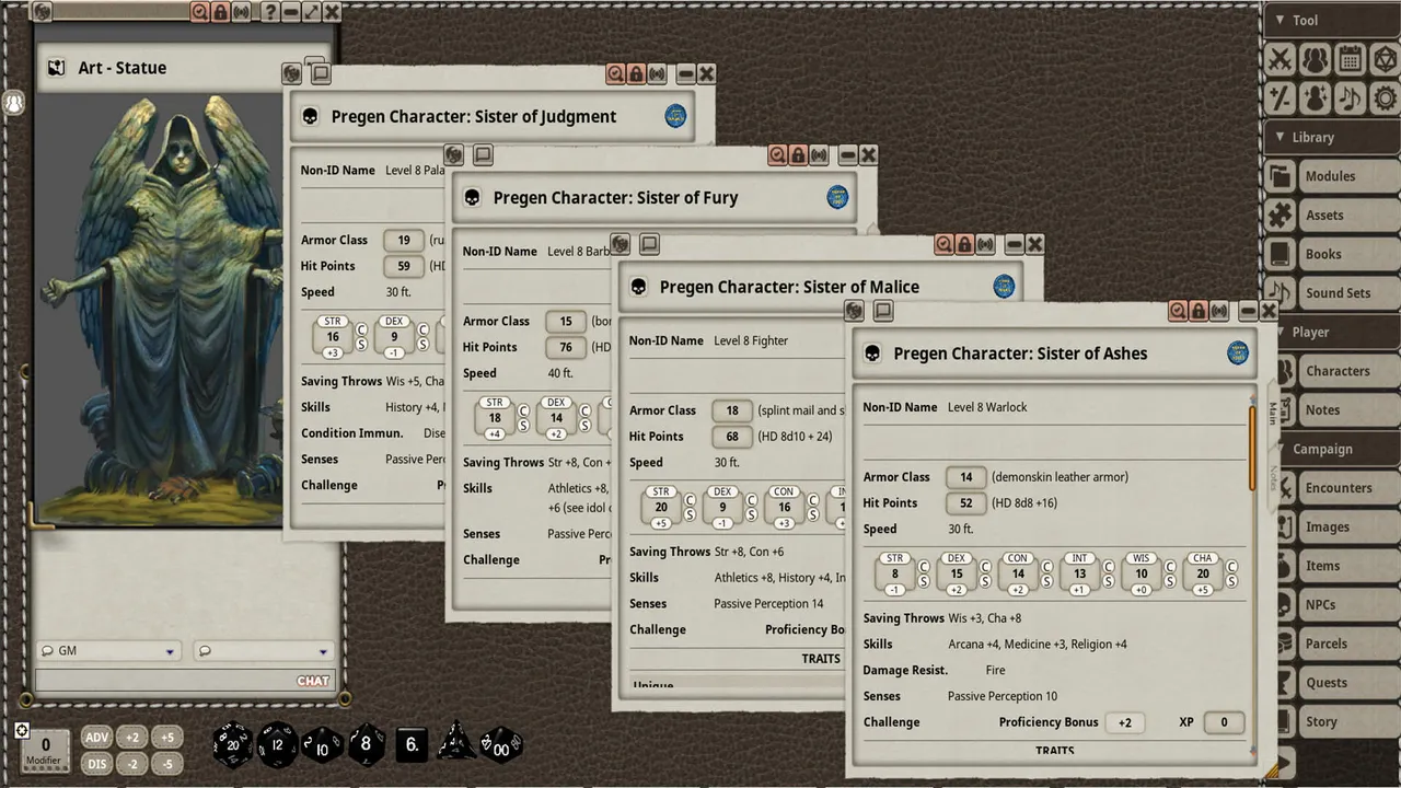 Fantasy Grounds - Tomb of Mercy Screenshot 2