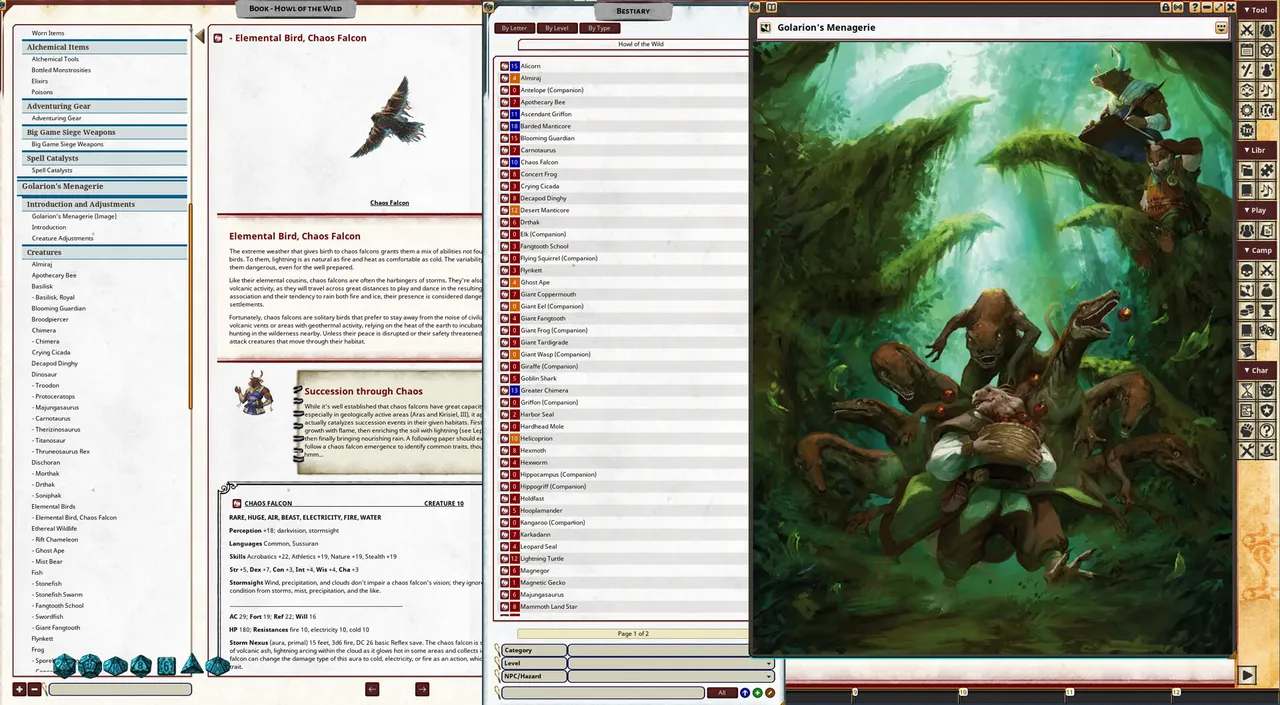 Fantasy Grounds - Pathfinder 2 RPG - Howl of the Wild Screenshot 1