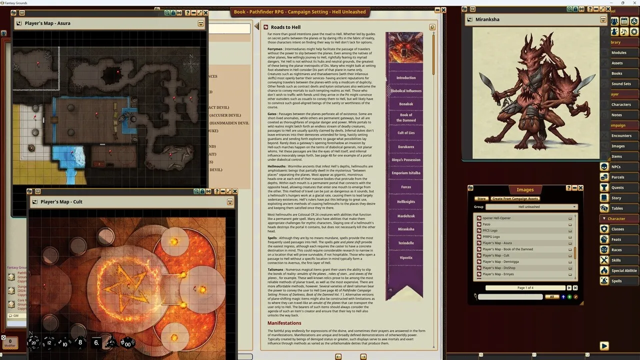Fantasy Grounds - Pathfinder RPG - Campaign Setting: Hell Unleashed Screenshot 3